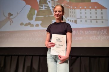 Nina Fekonja prejela priznanje